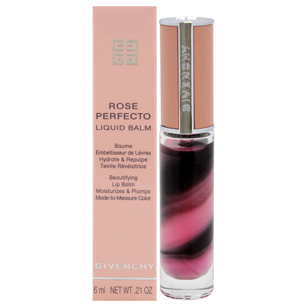 Rose Perfecto Tinted Liquid Lip Balm - 011 Black Pink by Givenchy Women 0.2 oz